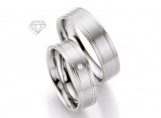 Snubní prstýnky DTR0716P s diamantem