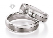 Snubní prstýnky DTS0605P s diamanty