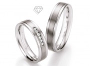 Snubní prstýnky DTS0606P s diamanty