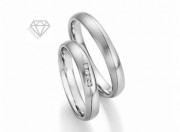 Snubní prstýnky DSE2213P s diamanty