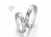 Snubní prstýnky DSE2203P s diamanty
