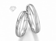 Snubní prstýnky DSE2211P s diamanty